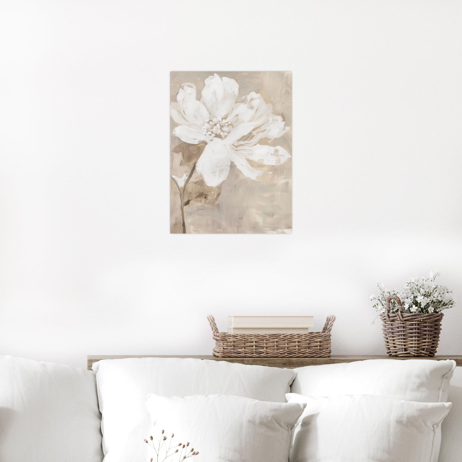 Bež cvetna harmonija