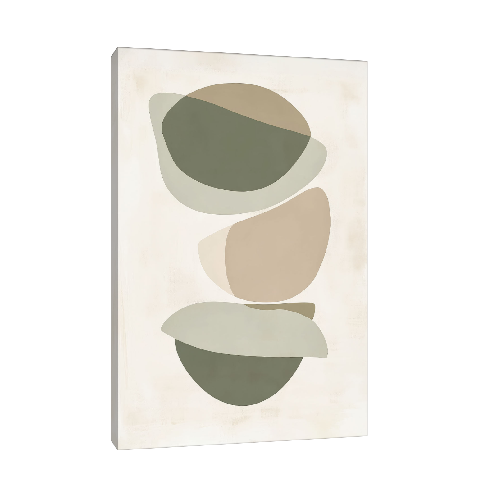 Bež i zelena apstrakcija II