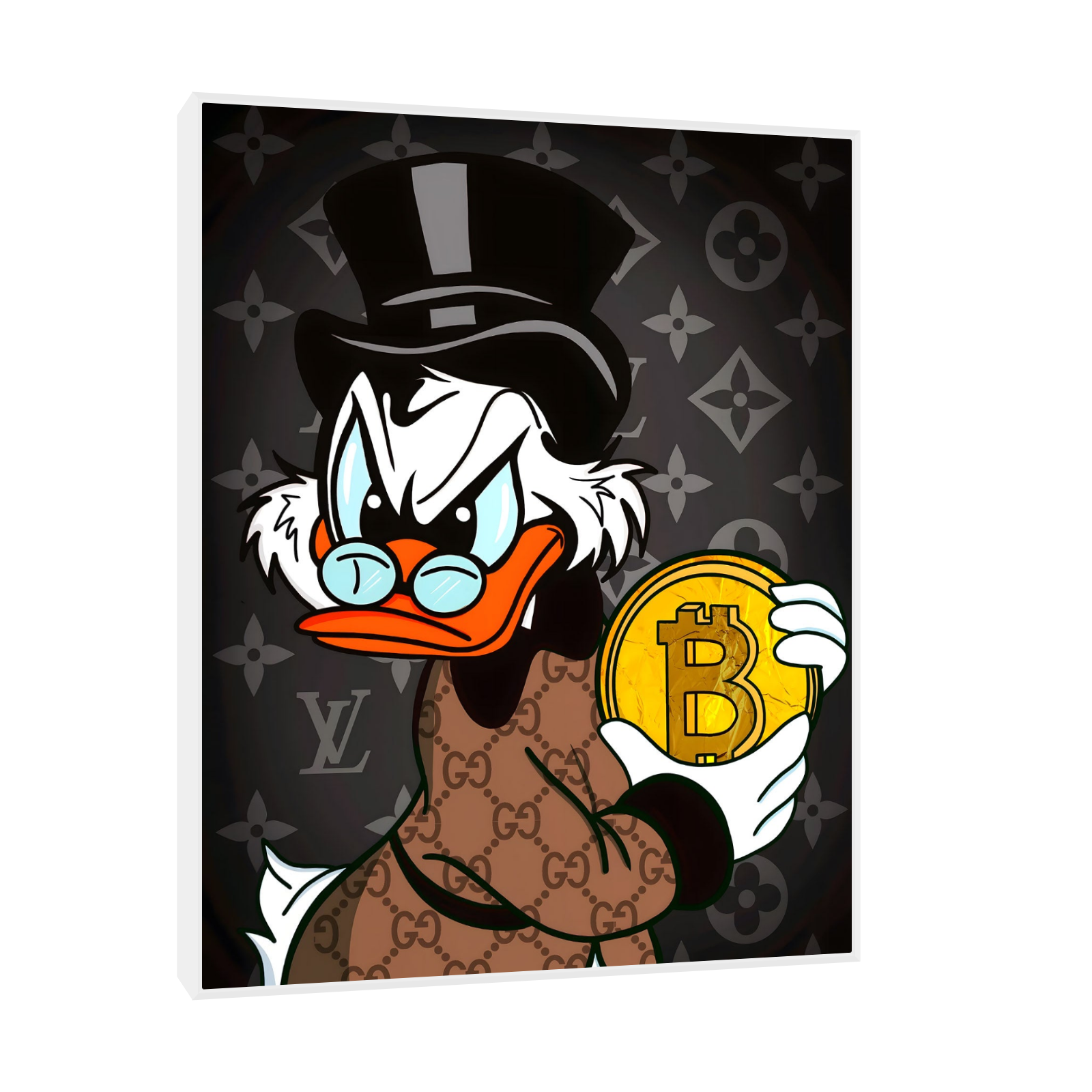 Bitcoin Duck – Luksuzni Pop Art u Kripto Stilu