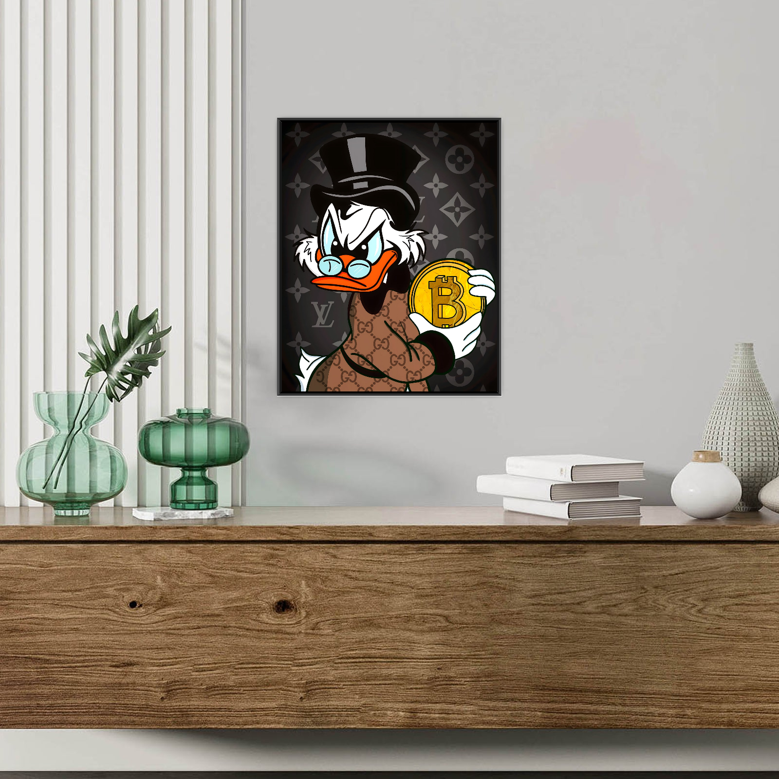 Bitcoin Duck – Luksuzni Pop Art u Kripto Stilu