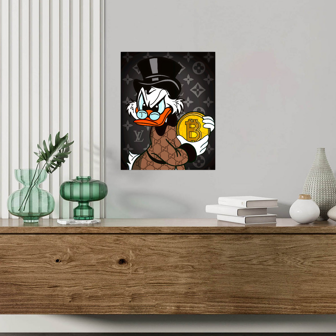 Bitcoin Duck – Luksuzni Pop Art u Kripto Stilu
