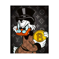 Bitcoin Duck – Luksuzni Pop Art u Kripto Stilu