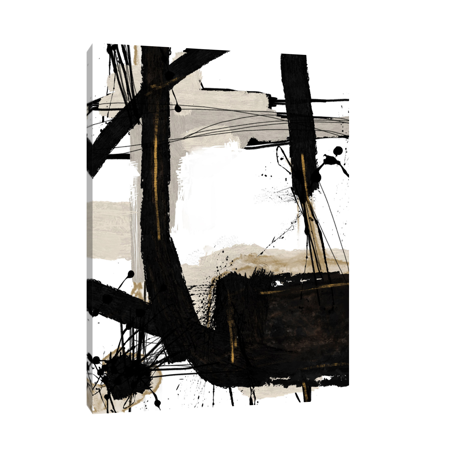 Umetnička slika ​Black harmony na platnu - NS Canvas Shop