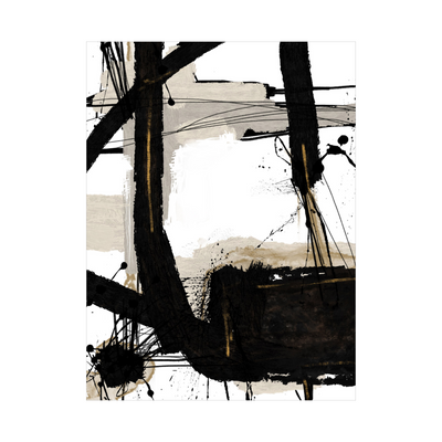 Umetnička slika ​Black harmony na platnu - NS Canvas Shop