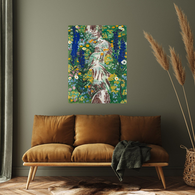 Umetnička slika ​Blumen am Bach, August Babberger na platnu - NS Canvas Shop