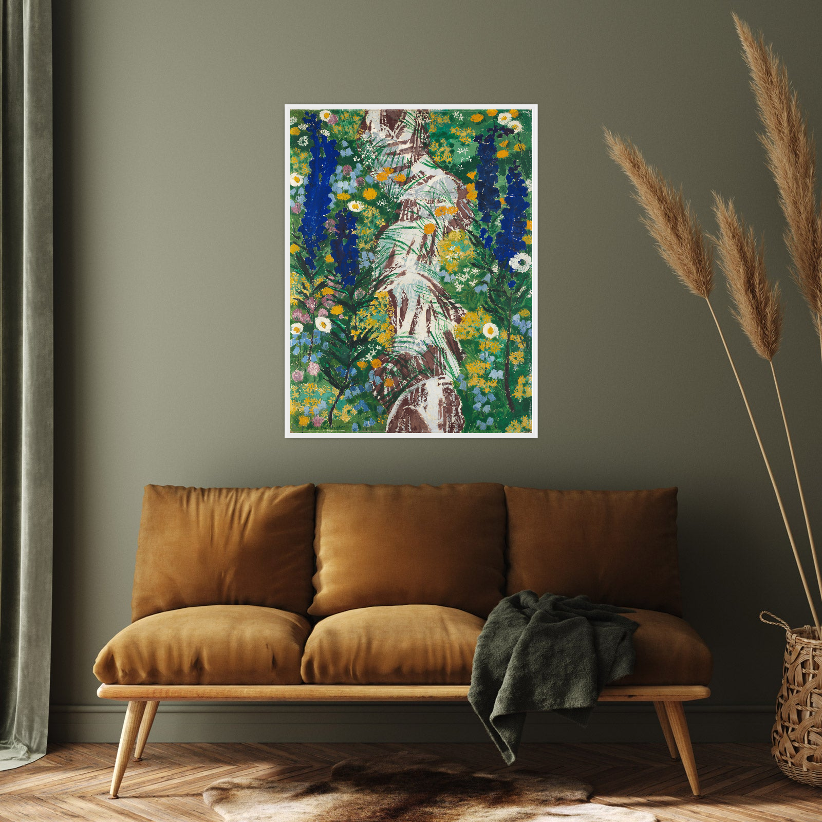 Umetnička slika ​Blumen am Bach, August Babberger na platnu - NS Canvas Shop