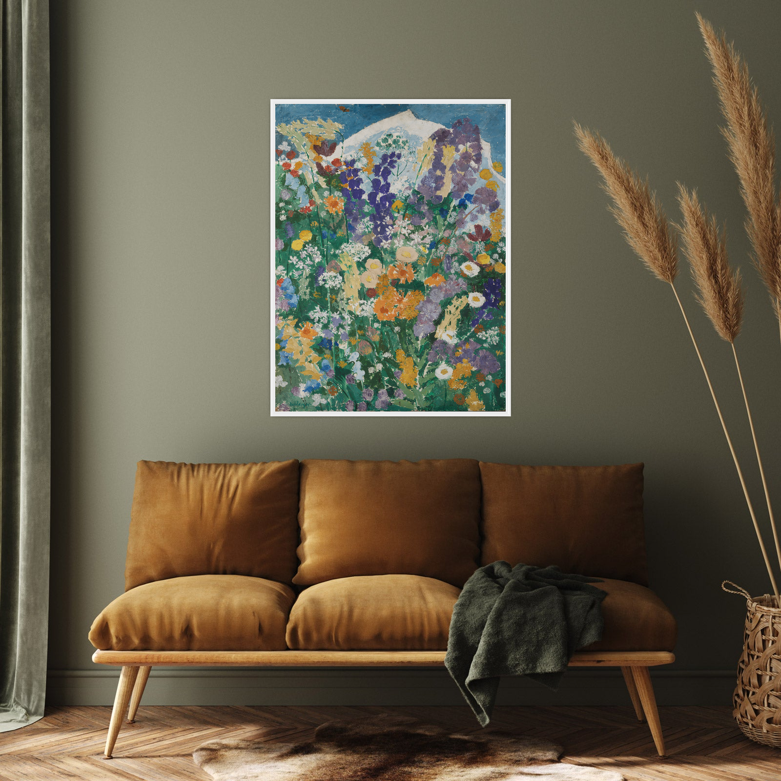 Umetnička slika ​Blumen am Berg, August Babberger na platnu - NS Canvas Shop