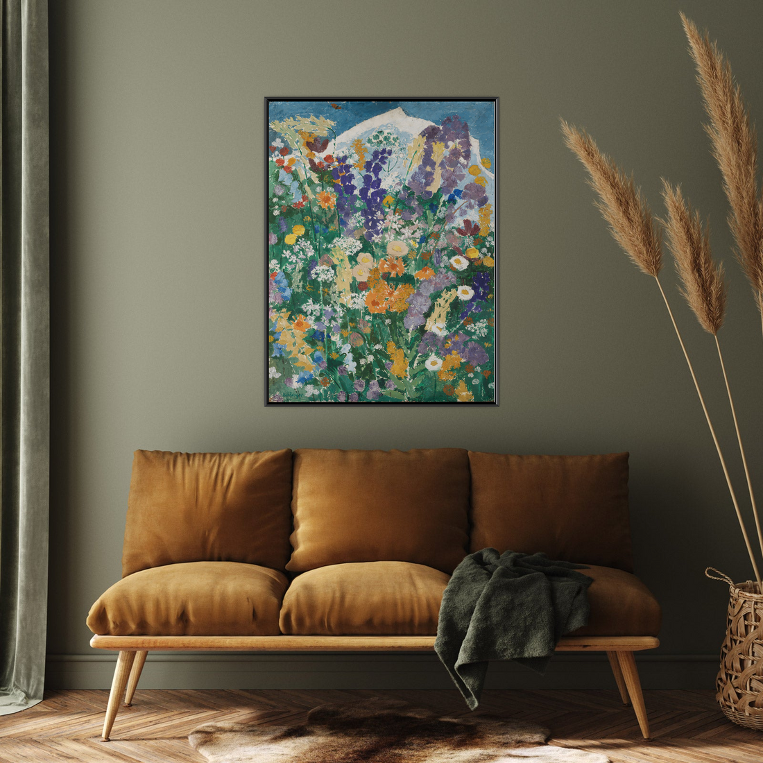 Umetnička slika ​Blumen am Berg, August Babberger na platnu - NS Canvas Shop