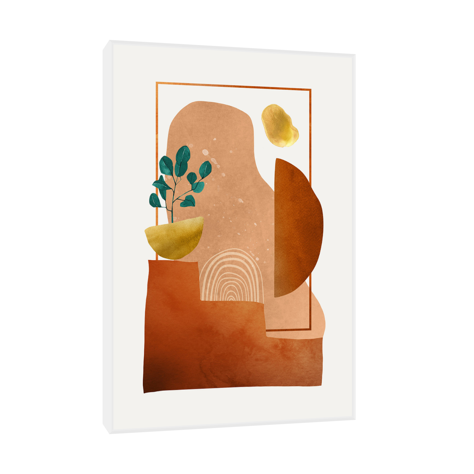 Boho Mirage – Minimalistička apstraktna umetnost u toplim tonovima