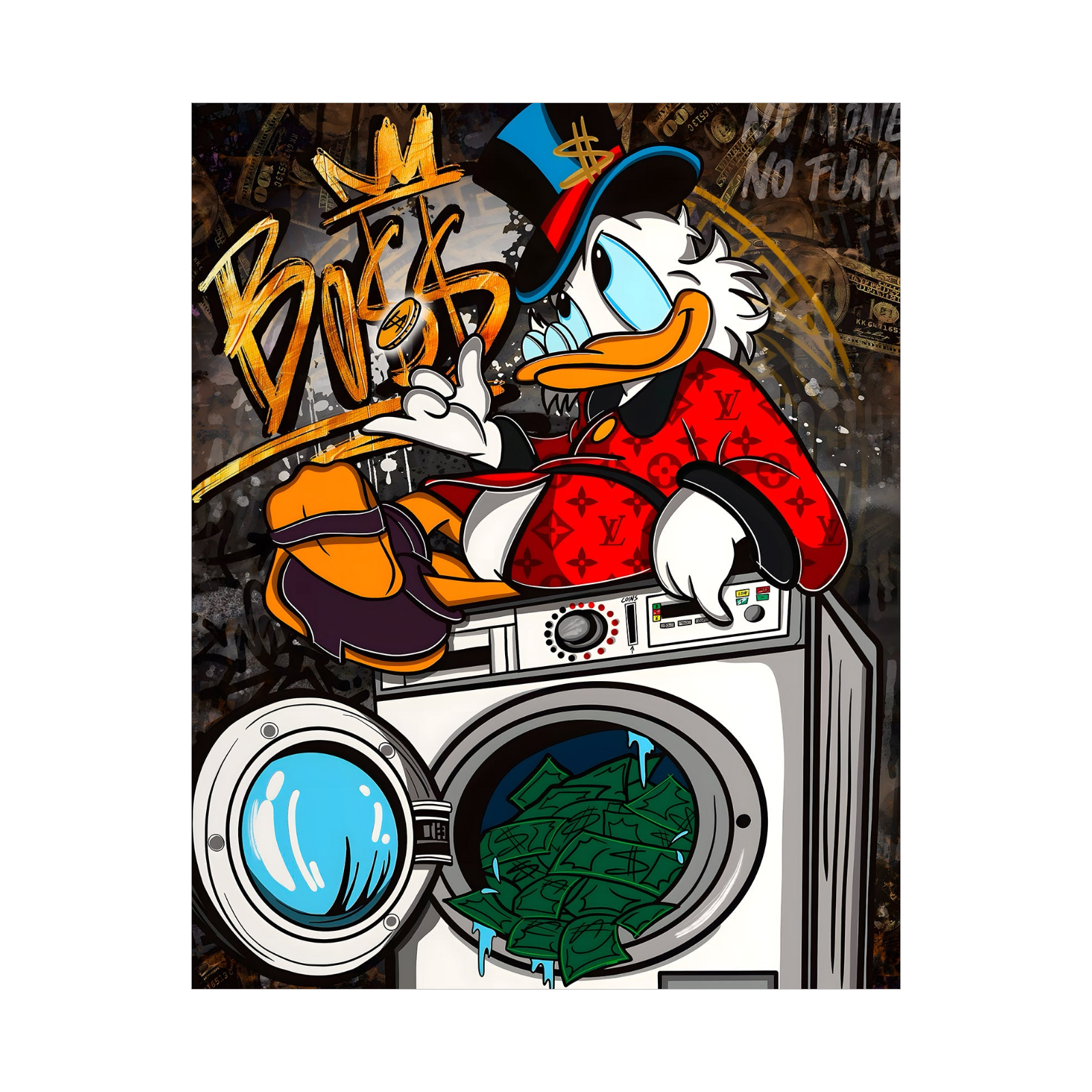 Boss Money Wash – Pop Art Dollar Edition