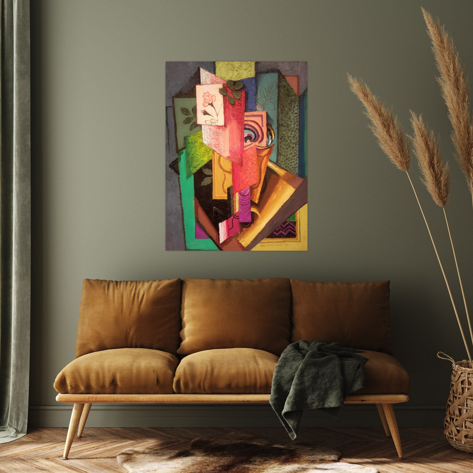 Umetnička slika ​Bouquet of Roses, Antonin Procházka na platnu - NS Canvas Shop