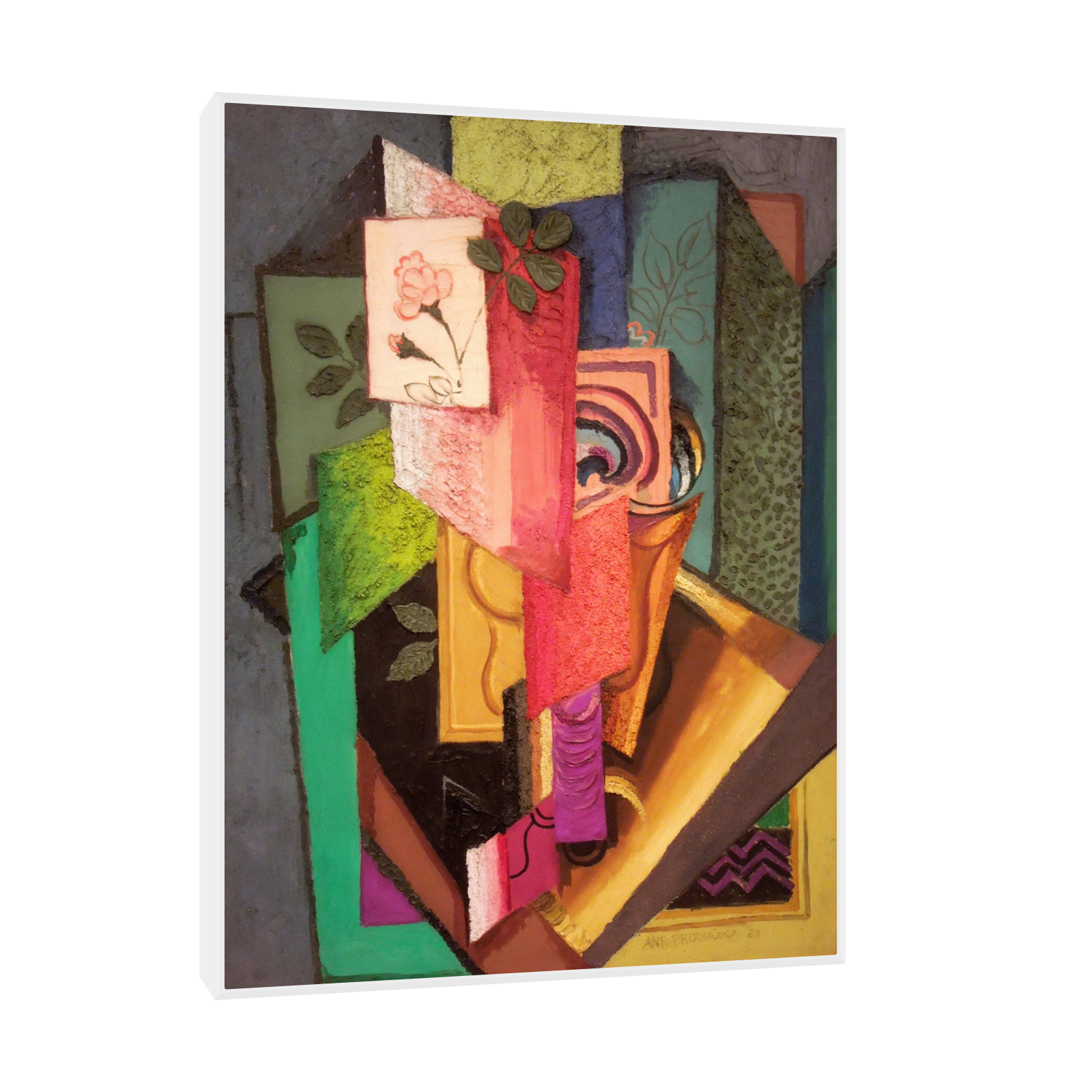 Umetnička slika ​Bouquet of Roses, Antonin Procházka na platnu - NS Canvas Shop