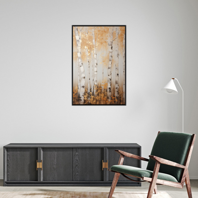 Umetnička slika ​Brezino drvo na platnu - NS Canvas Shop