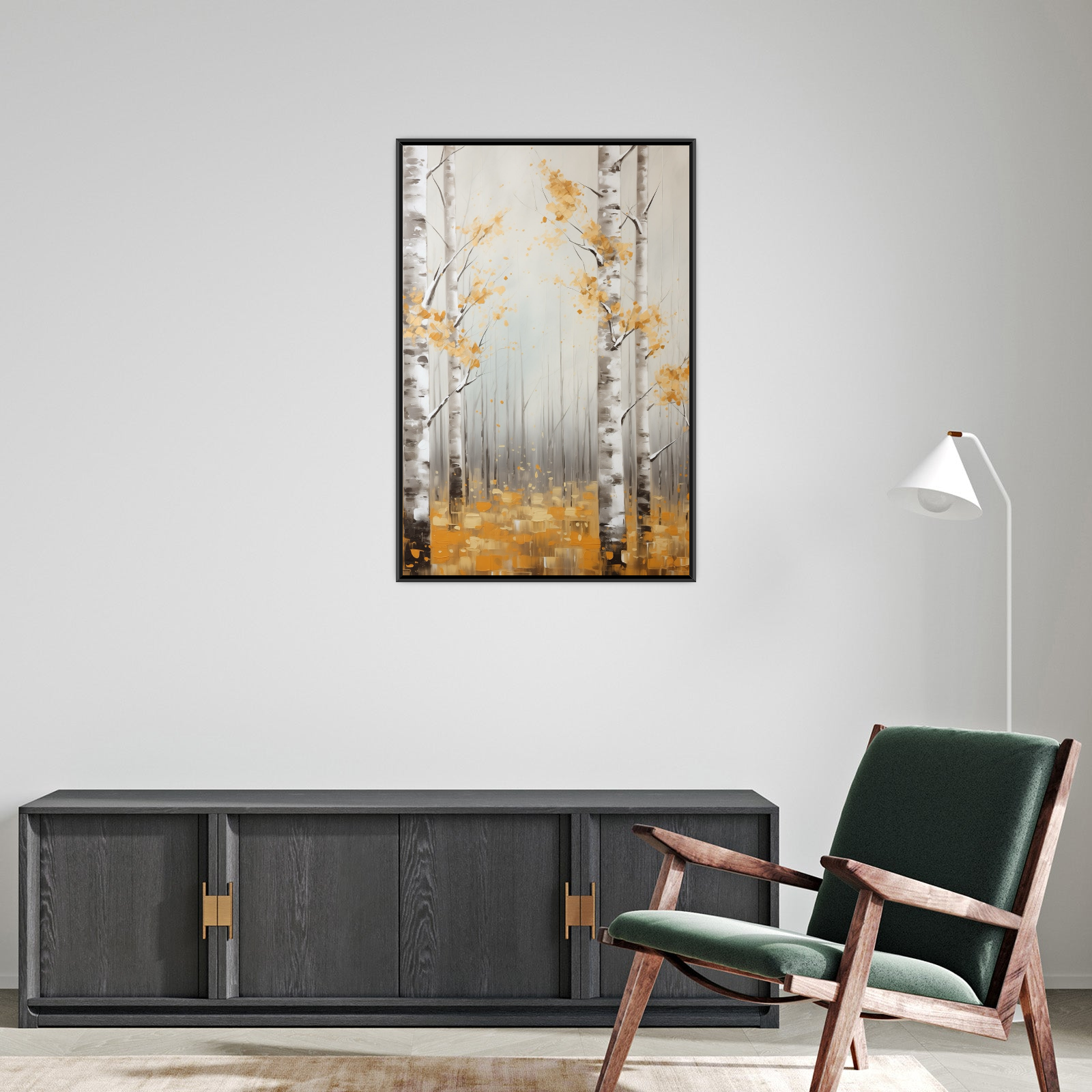 Umetnička slika ​Brezino drvo 2 na platnu - NS Canvas Shop