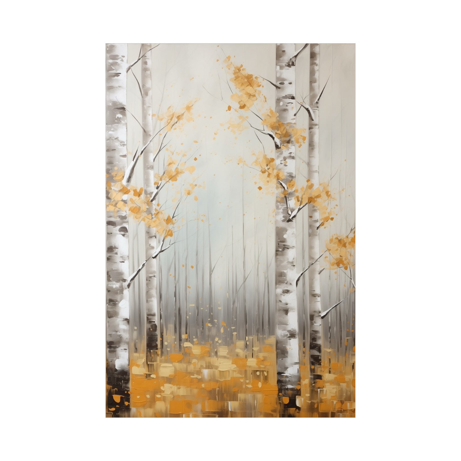 Umetnička slika ​Brezino drvo 2 na platnu - NS Canvas Shop