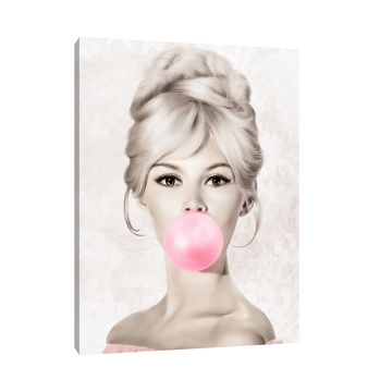 Umetnička slika ​Brigitte Bardot na platnu - NS Canvas Shop