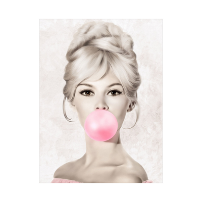 Umetnička slika ​Brigitte Bardot na platnu - NS Canvas Shop