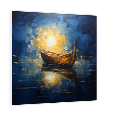 Umetnička slika ​Brod na pučini na platnu - NS Canvas Shop