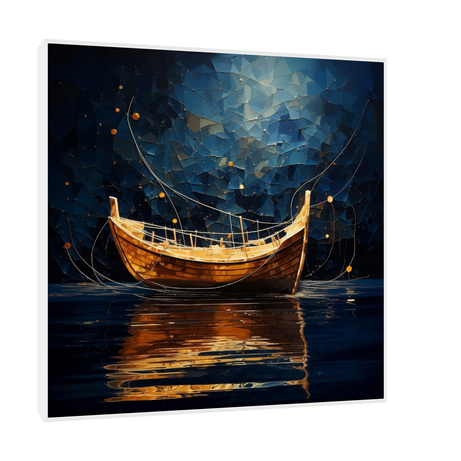 Umetnička slika ​Brod na pučini 2 na platnu - NS Canvas Shop