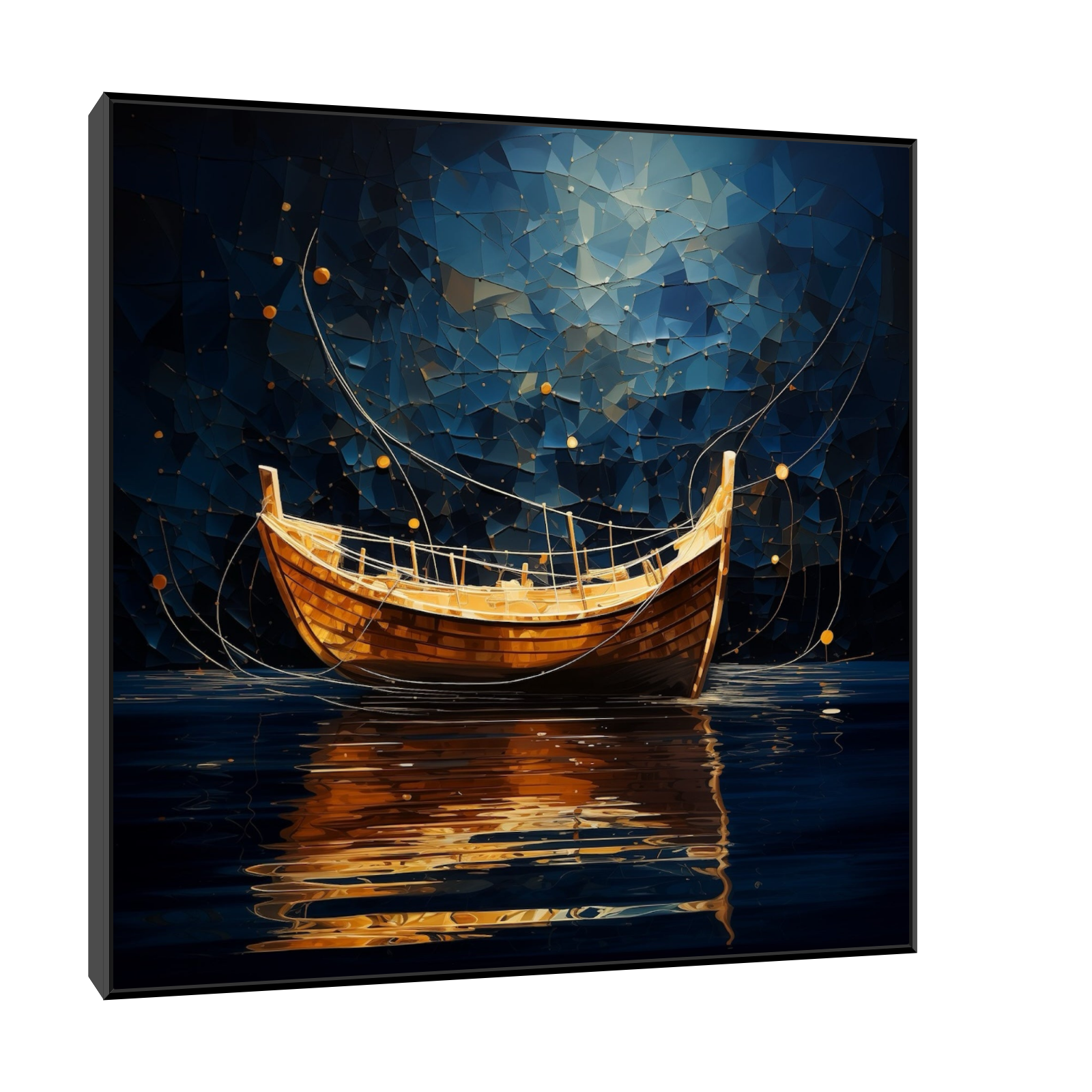 Umetnička slika ​Brod na pučini 2 na platnu - NS Canvas Shop
