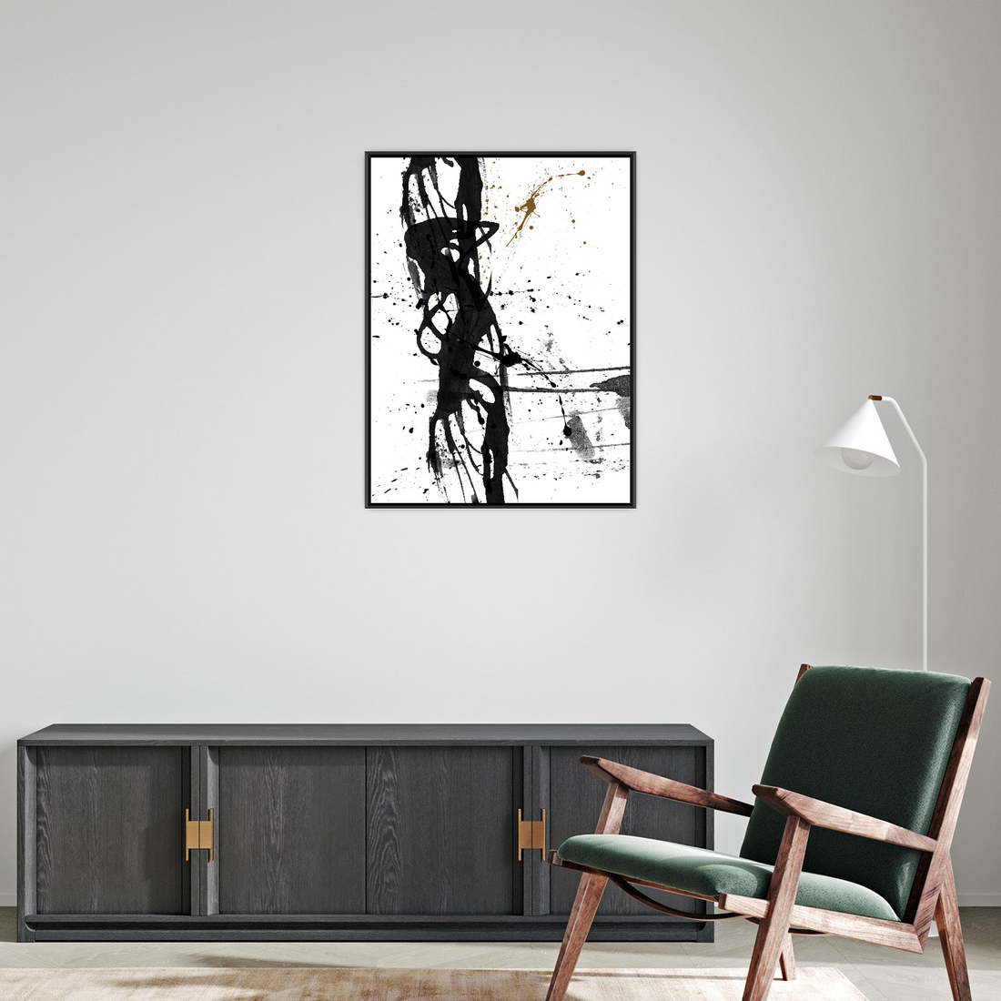 Umetnička slika ​Brushstrokes na platnu - NS Canvas Shop