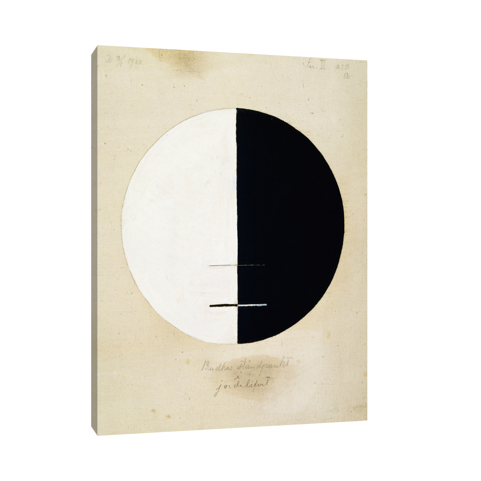 Umetnička slika ​Buddhas Standpoint in the Earthly Life No. 3, Hilma af Klint na platnu - NS Canvas Shop