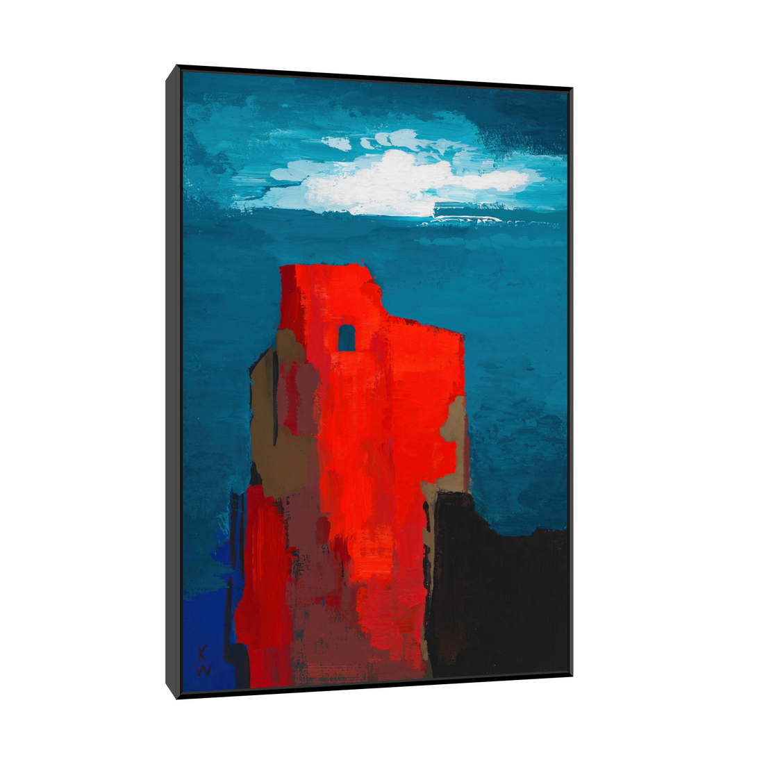 Umetnička slika ​Burgruine, Karl Wiener na platnu - NS Canvas Shop
