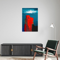 Umetnička slika ​Burgruine, Karl Wiener na platnu - NS Canvas Shop