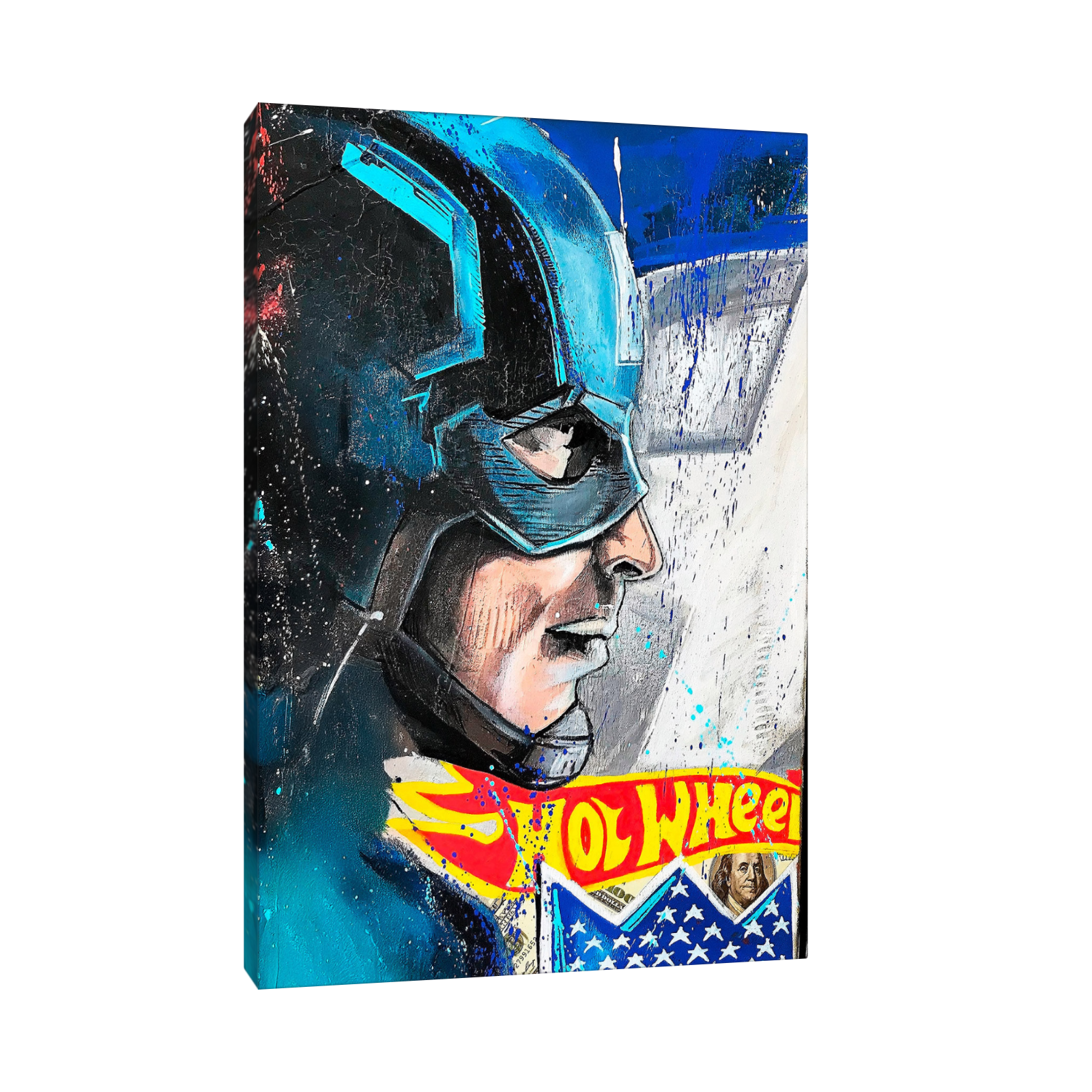 Captain Speed – Pop Art Superhero Portrait