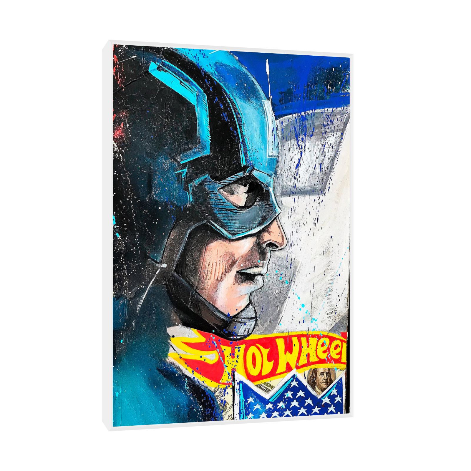 Captain Speed – Pop Art Superhero Portrait