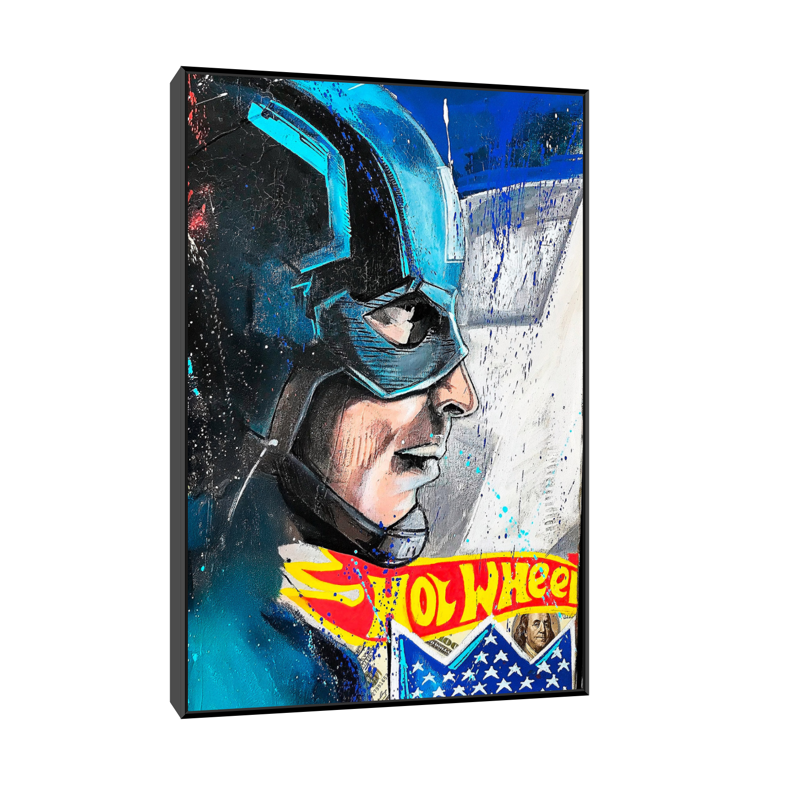 Captain Speed – Pop Art Superhero Portrait