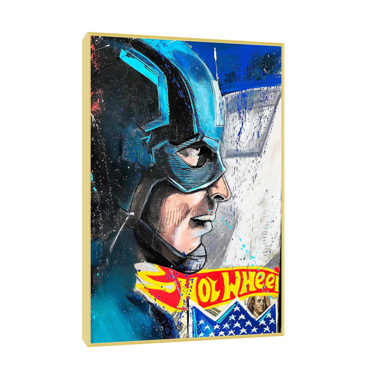 Captain Speed – Pop Art Superhero Portrait