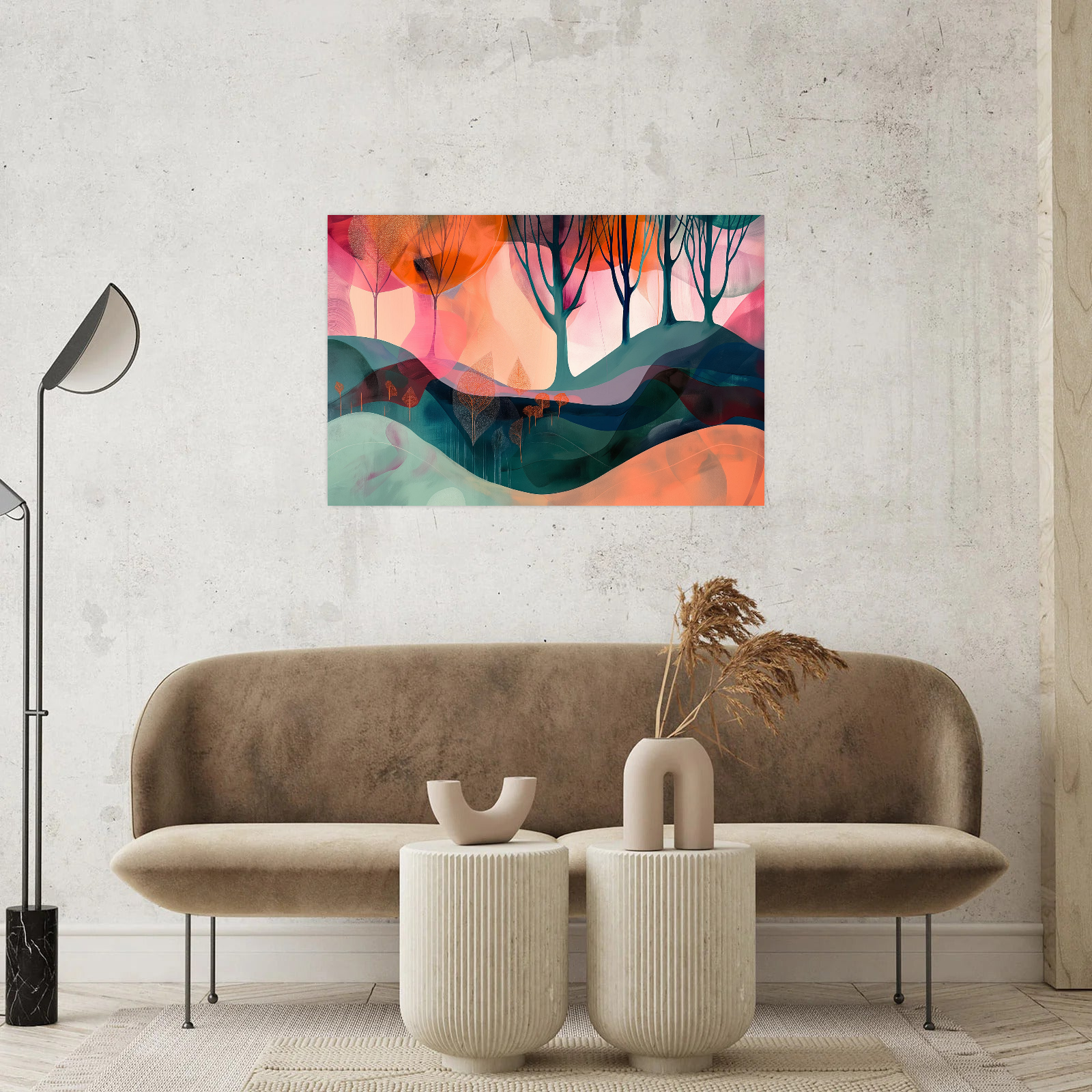 Umetnička slika ​Čarobna šuma na platnu - NS Canvas Shop
