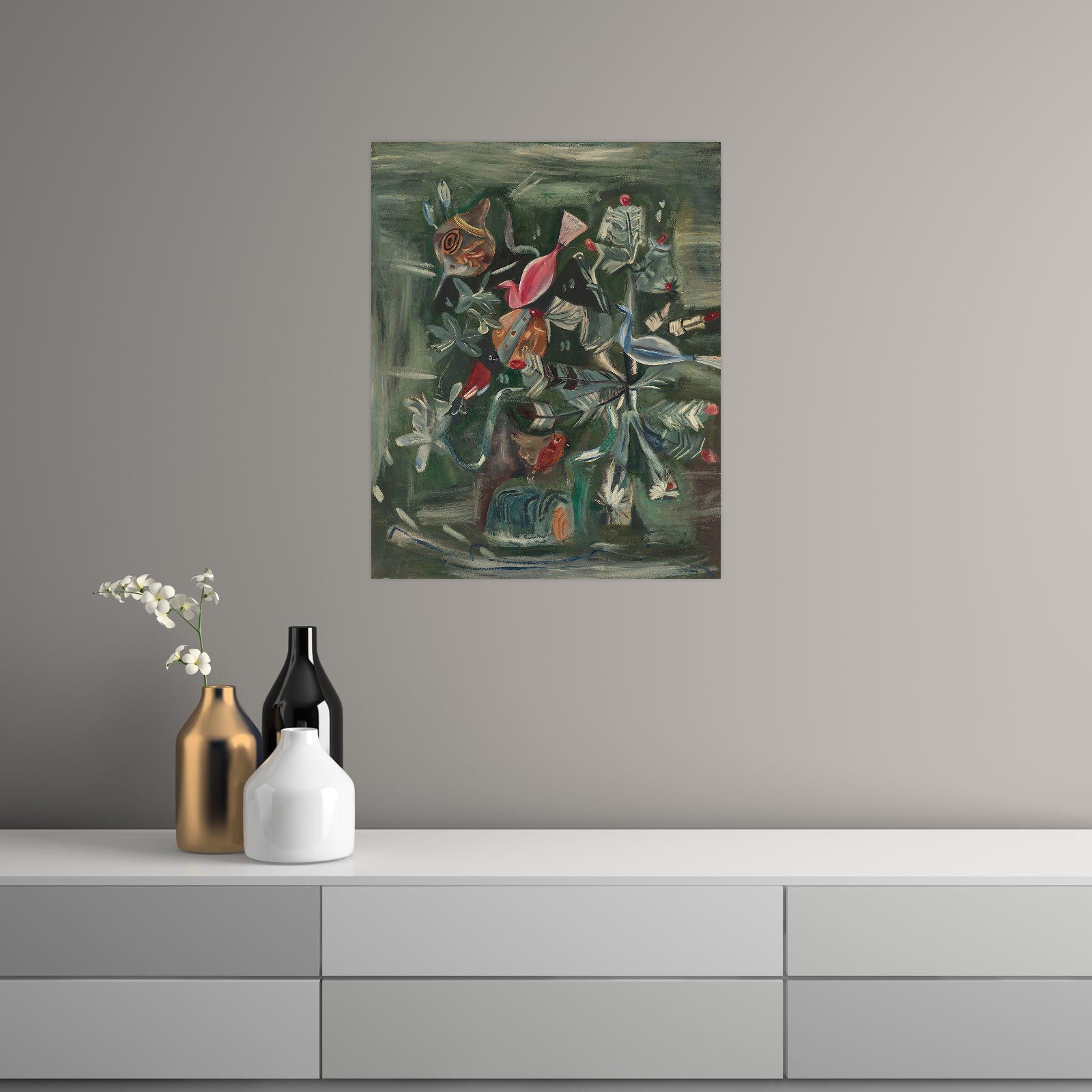 Umetnička slika ​Christmas Tree, Frances Hodgkins na platnu - NS Canvas Shop