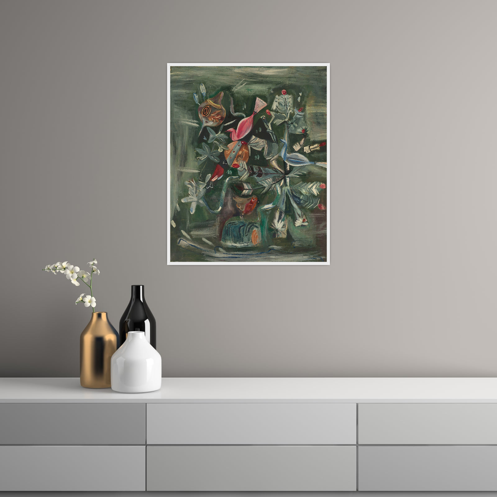 Umetnička slika ​Christmas Tree, Frances Hodgkins na platnu - NS Canvas Shop
