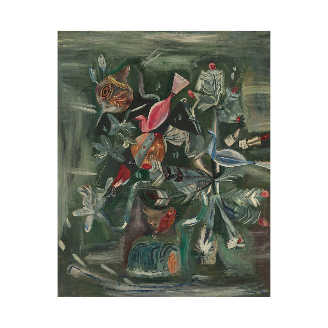 Umetnička slika ​Christmas Tree, Frances Hodgkins na platnu - NS Canvas Shop