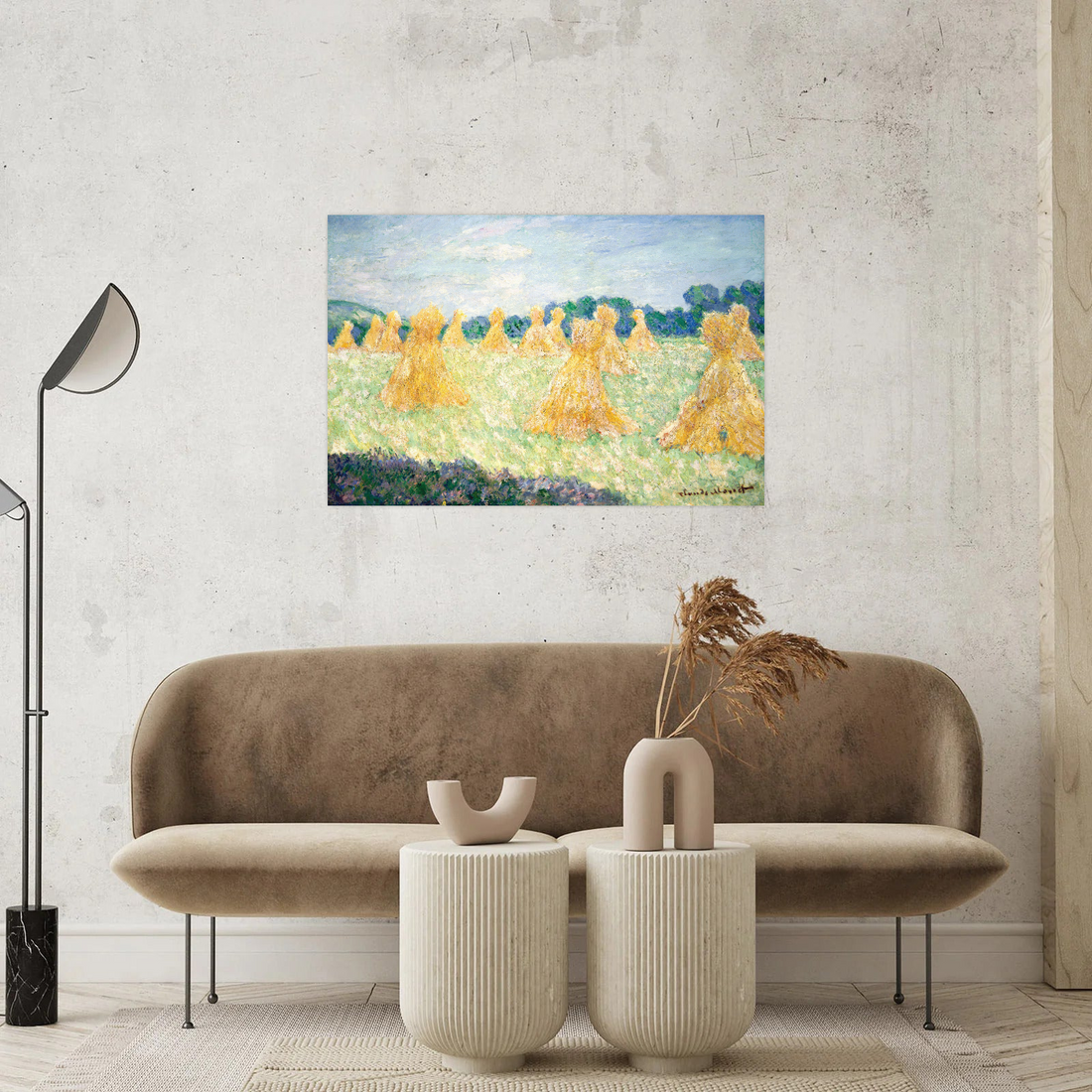 Umetnička slika ​The Young Ladies of Giverny, Claude Monet na platnu - NS Canvas Shop