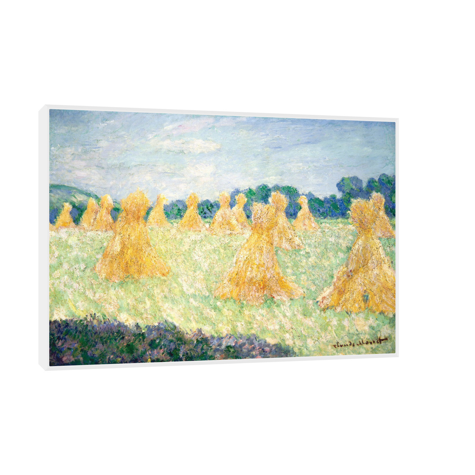 Umetnička slika ​The Young Ladies of Giverny, Claude Monet na platnu - NS Canvas Shop