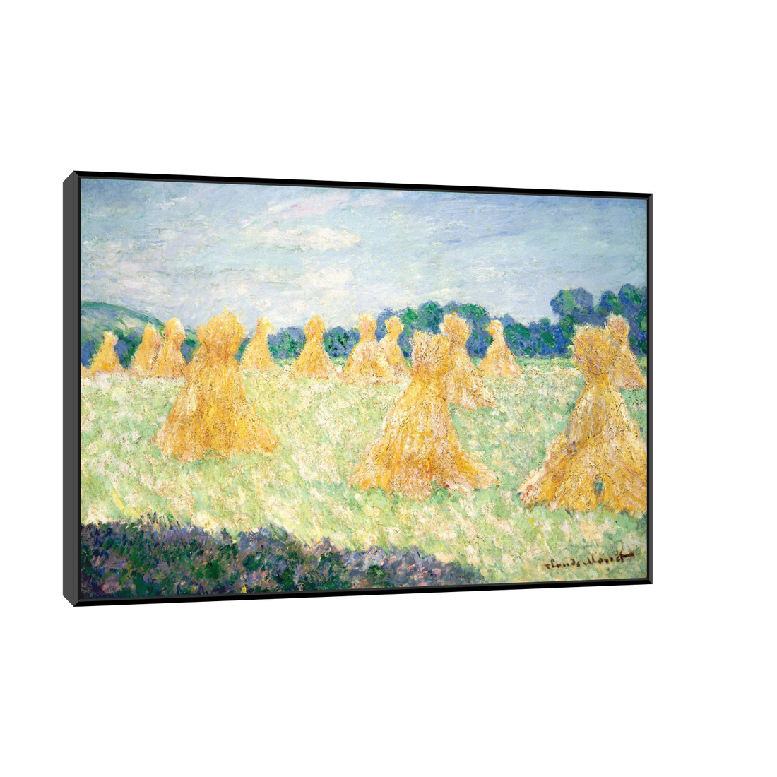 Umetnička slika ​The Young Ladies of Giverny, Claude Monet na platnu - NS Canvas Shop
