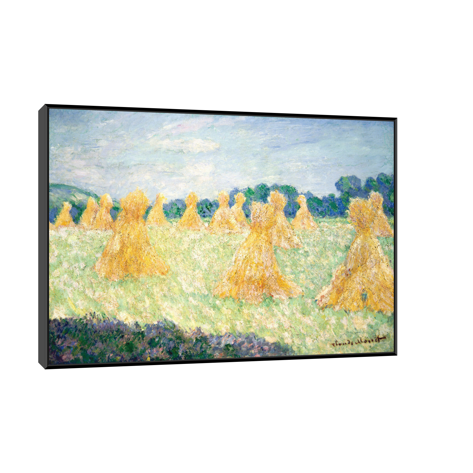 Umetnička slika ​The Young Ladies of Giverny, Claude Monet na platnu - NS Canvas Shop
