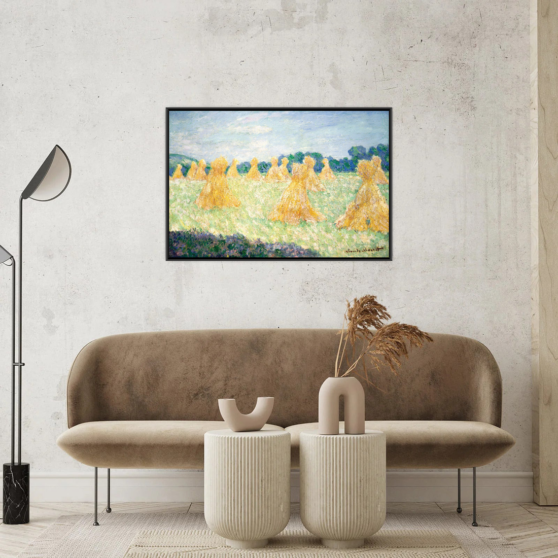 Umetnička slika ​The Young Ladies of Giverny, Claude Monet na platnu - NS Canvas Shop
