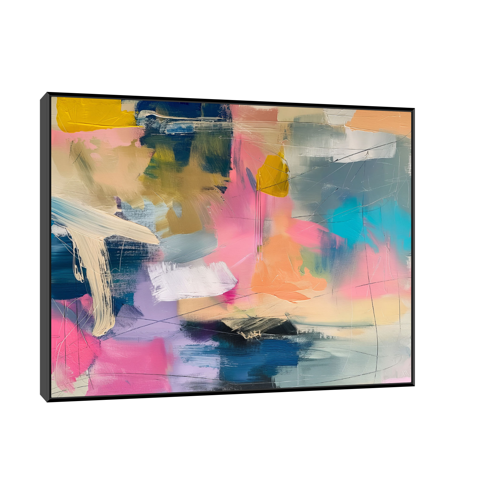 Umetnička slika ​Colorful thoughts na platnu - NS Canvas Shop