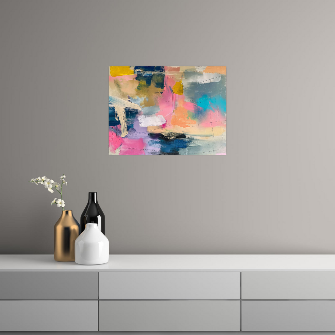 Umetnička slika ​Colorful thoughts na platnu - NS Canvas Shop