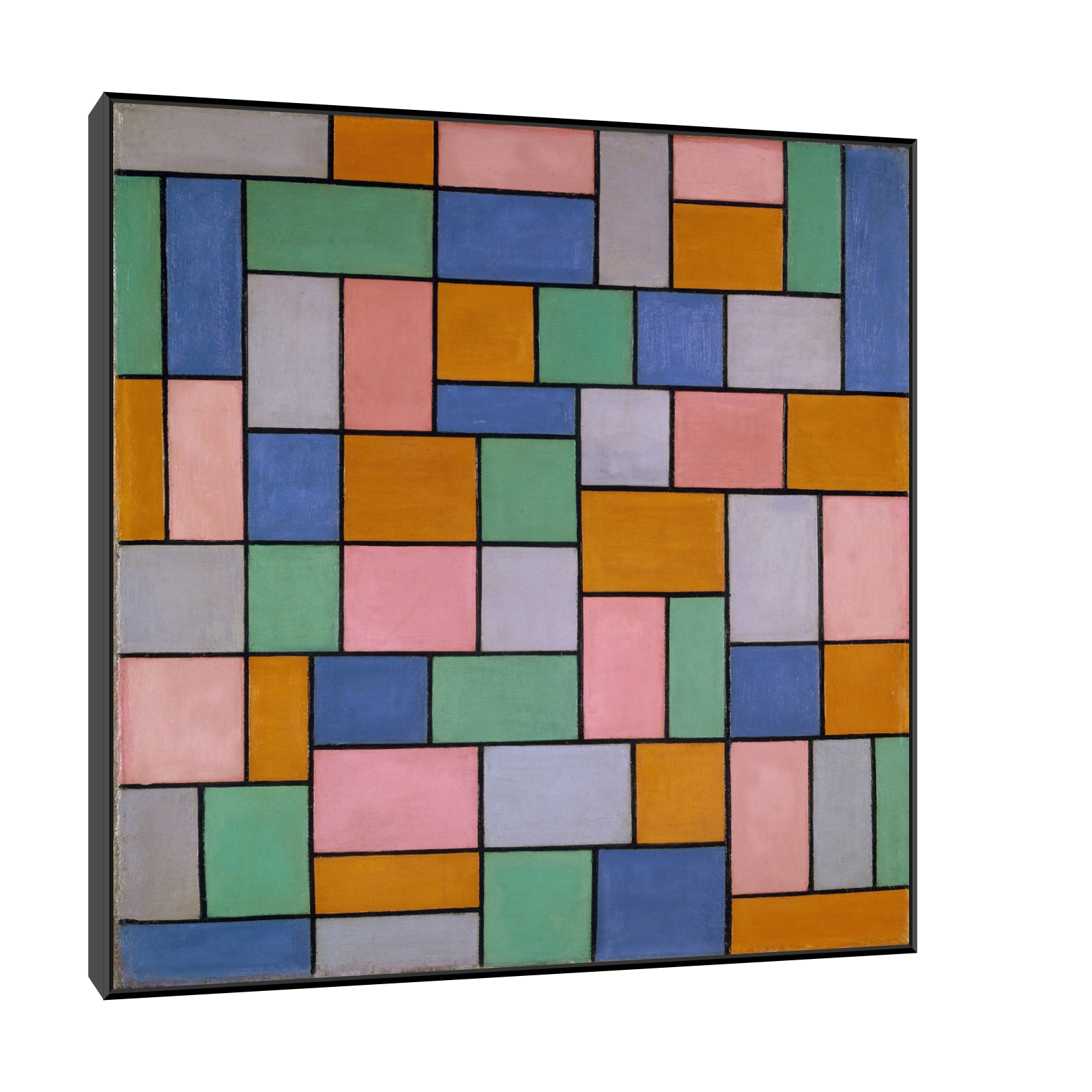 Umetnička slika ​Composition in dissonances, Theo van Doesburg na platnu - NS Canvas Shop
