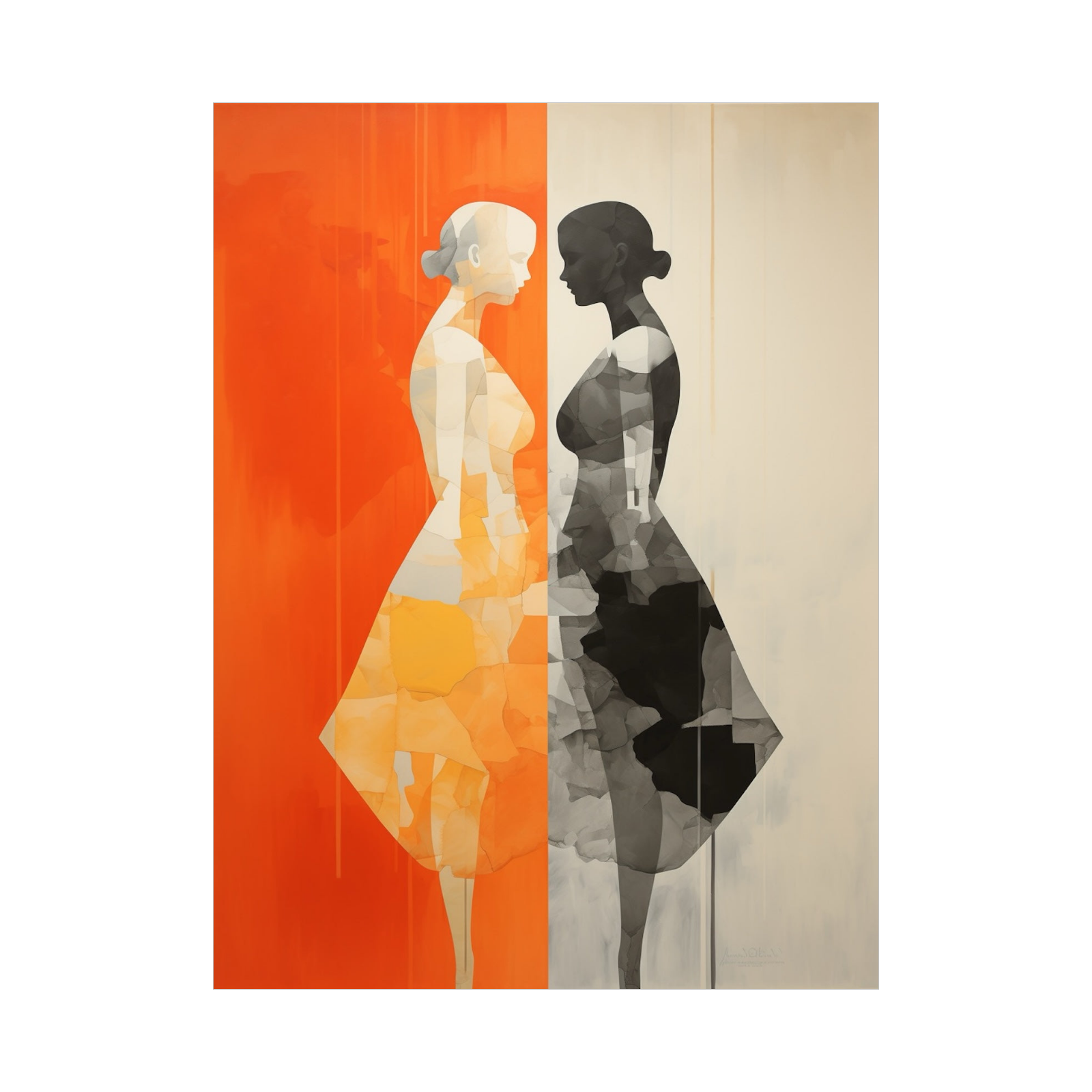 Umetnička slika ​Couple na platnu - NS Canvas Shop