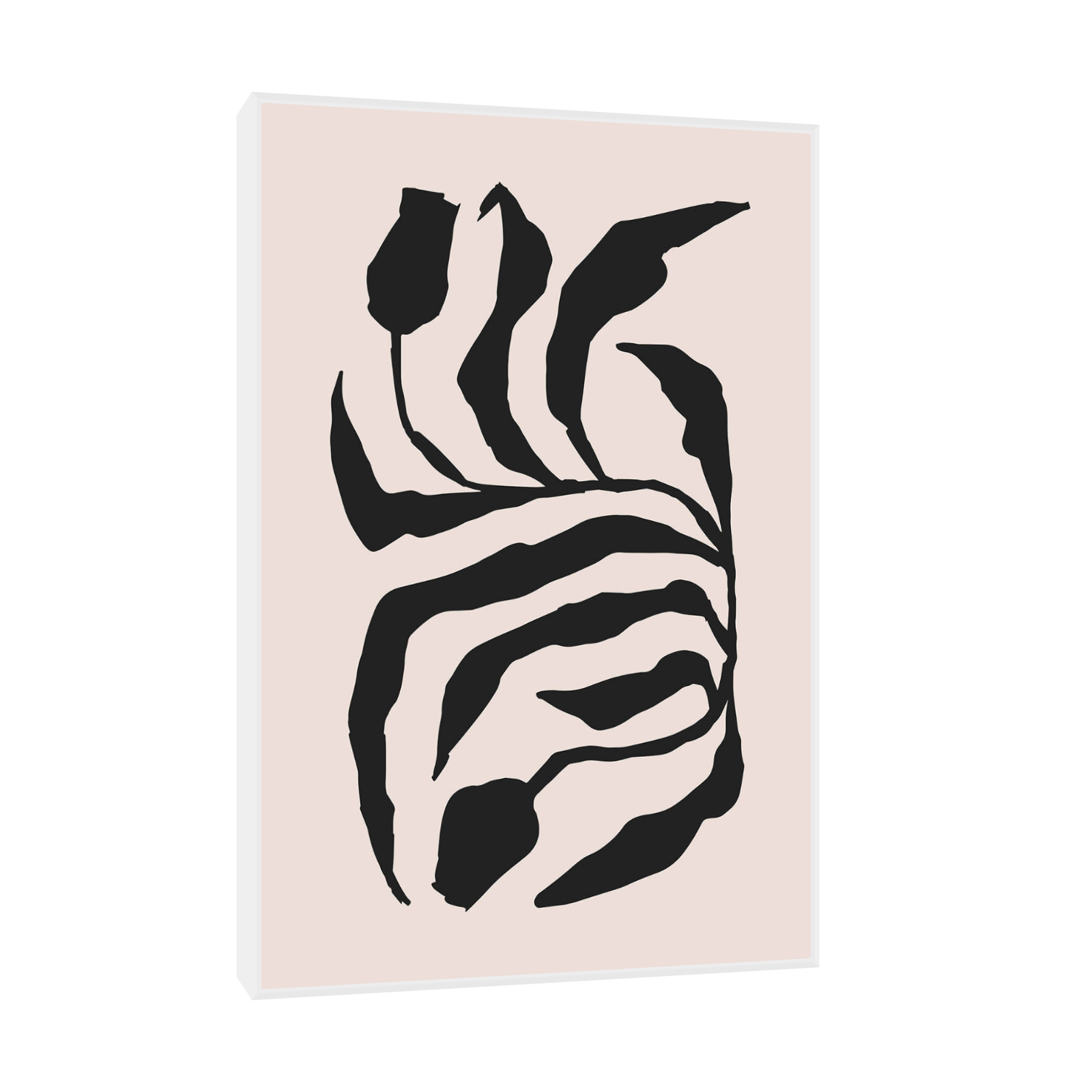 Crno-bež apstraktni listovi