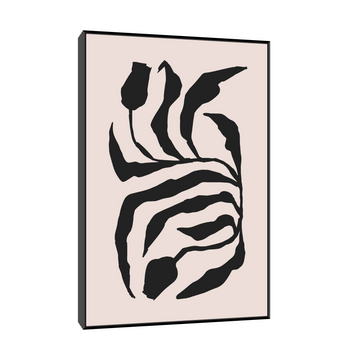 Crno-bež apstraktni listovi