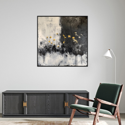 Umetnička slika ​Crno beli svet na platnu - NS Canvas Shop