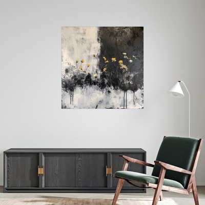 Umetnička slika ​Crno beli svet na platnu - NS Canvas Shop