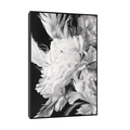 Umetnička slika ​Crno belo cveće 2 na platnu - NS Canvas Shop